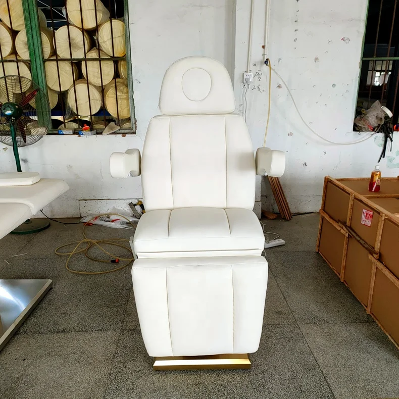 electric beauty bed massage table facial bed reclining facial spa chair bed