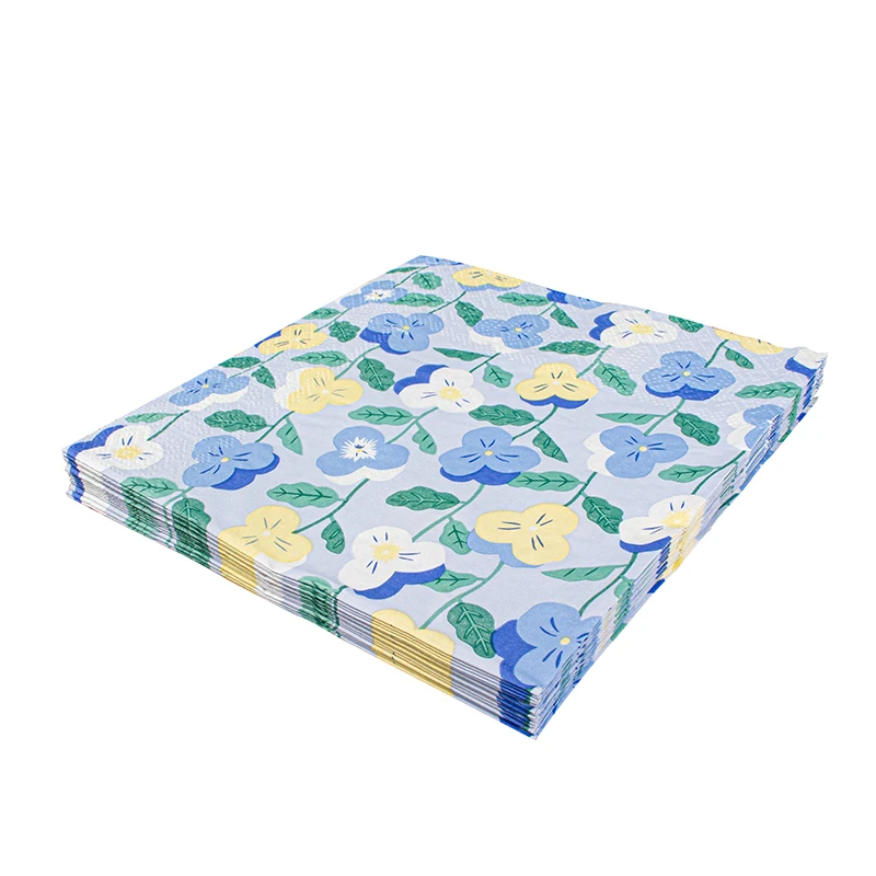 High quality custom logo servilletas de papel tissue dinner paper napkins serviettes