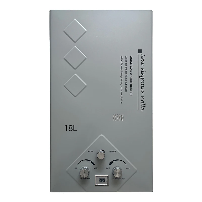 Timed heating function wall mounted professional manufacture delicate appearance tankless gas instant hot water heater boiler