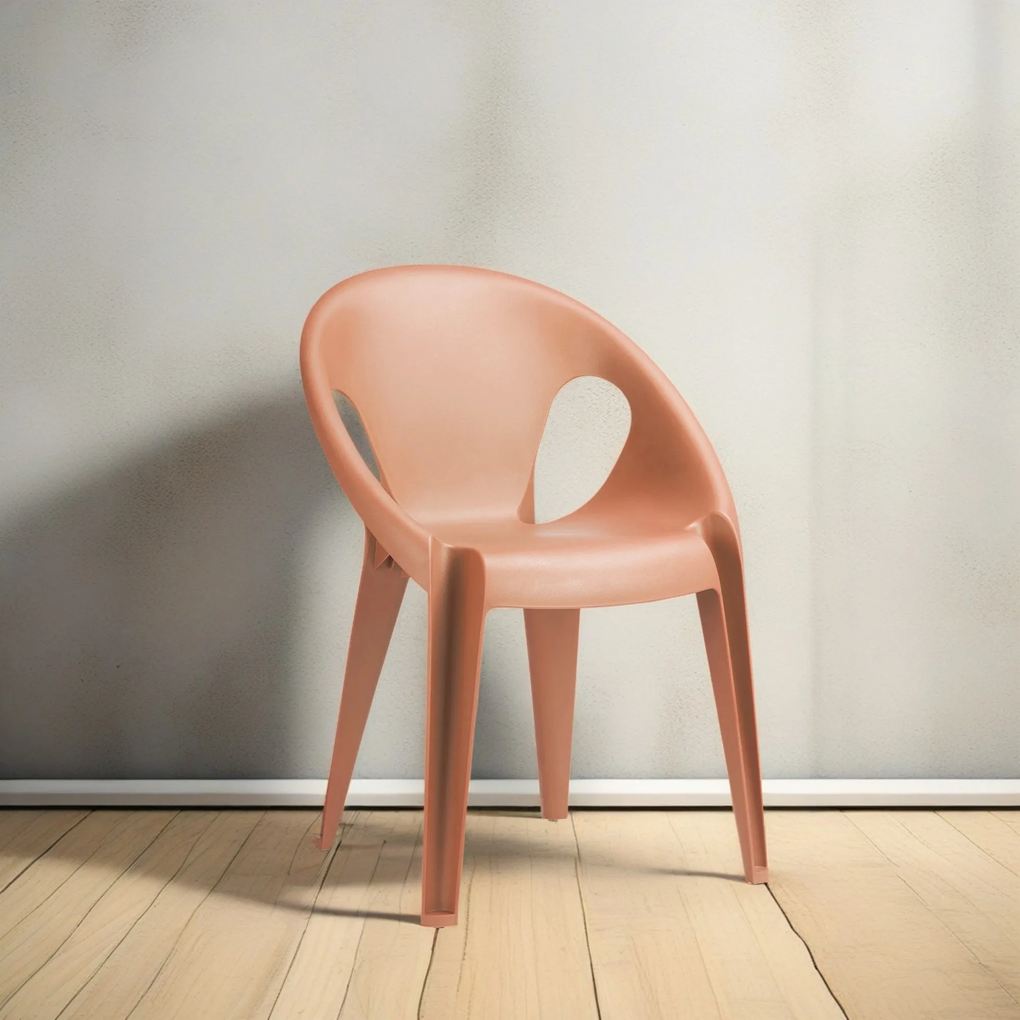 Colorful plastic chairs garden outdoor green color PP Leisure chair with cheap price