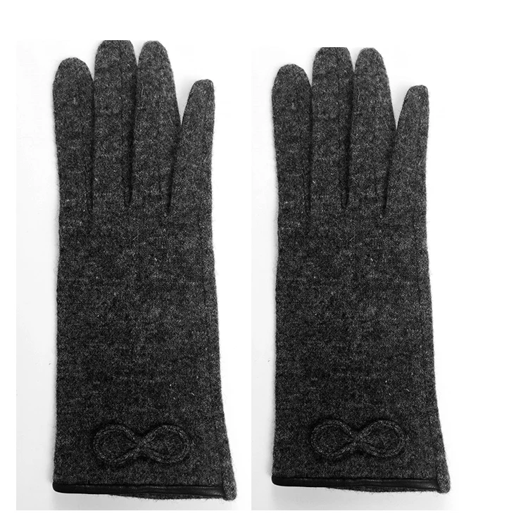 
Winter Woolen Mittens Lady gloves Fashion Custom Knitted cashmere gloves wool gloves 
