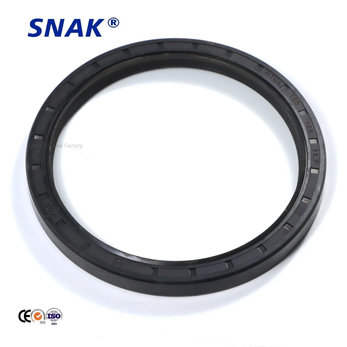 SNAK HTCL 105*125*11 7 масляное уплотнение коленчатого вала двигателя переднее FKM/NBR резиновое