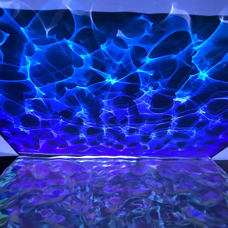 led light diffuser sheet acrylic glass prismatic home decor Lampbox cover clear water wave fluted acrylic sheet
