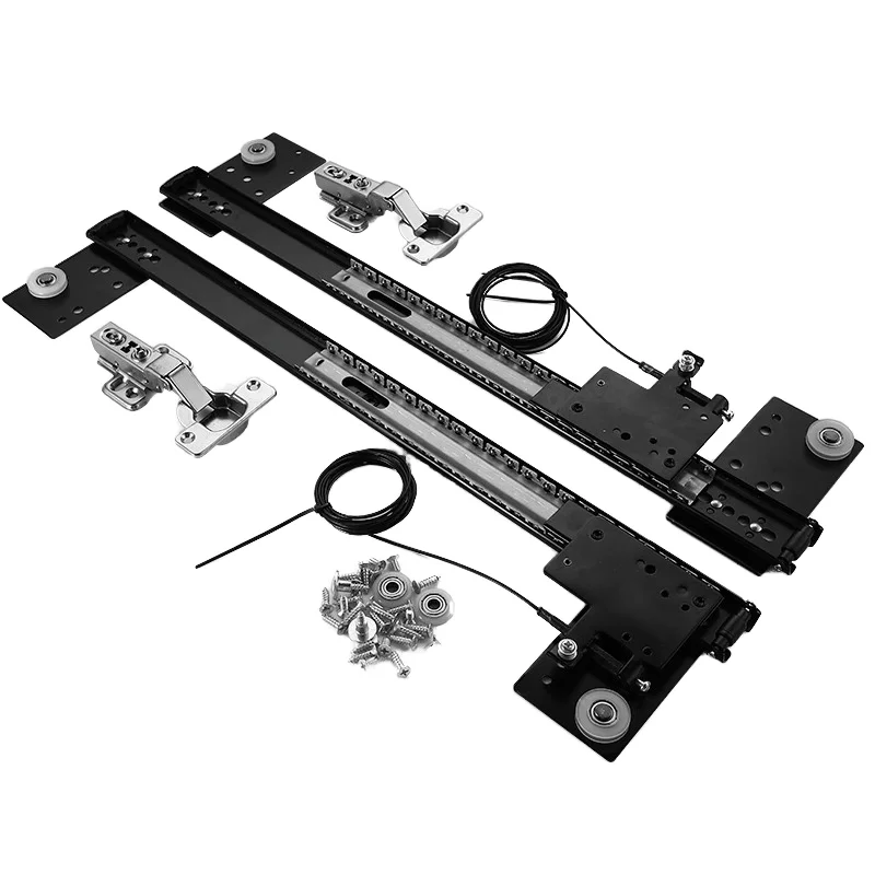 Steel Folding & Hidden Swivel Door Hardware Pocket Door Fitting System