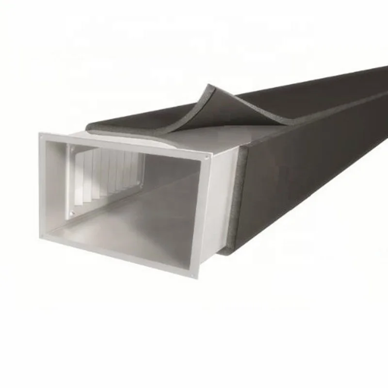 Elastomeric Rubber Foam Insulation Sheet Foamed Rubber HVAC Duct Insulation