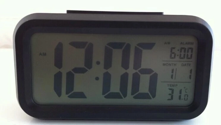 Digital Led Alarm Electronic Desk Table Clocks With Calendar LCD Table Clocks Temperaturel Alam Clock.