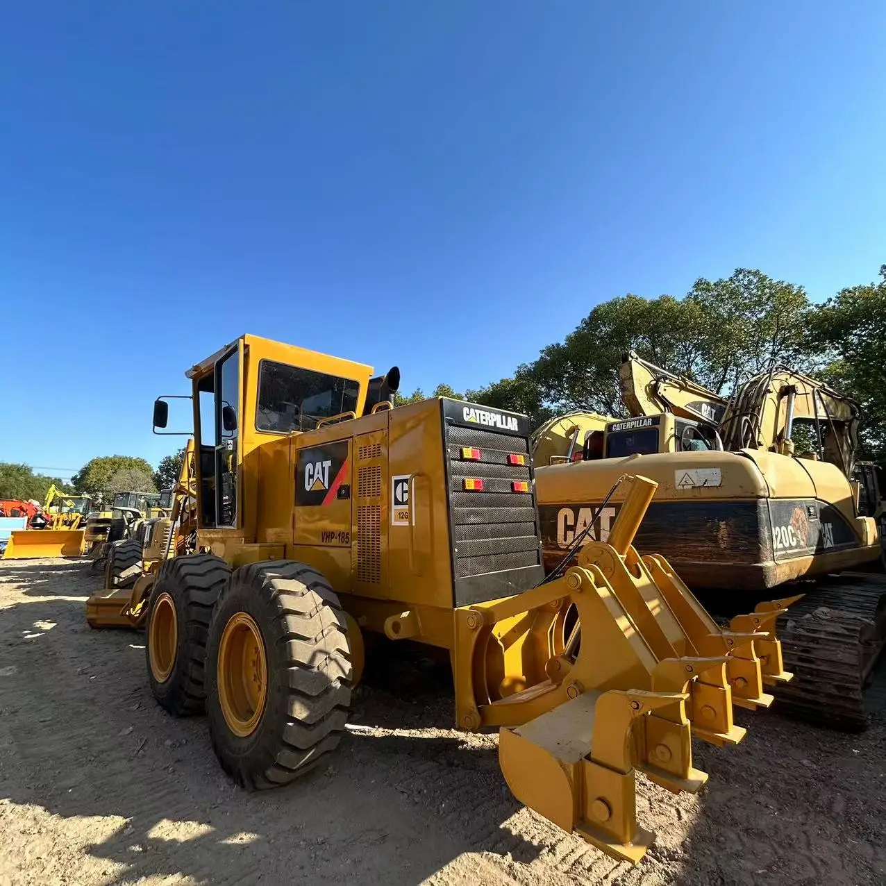 Original Japan Used Cat 12G motor loader Caterpillar 12G excavator easy to operation low maintenance cost