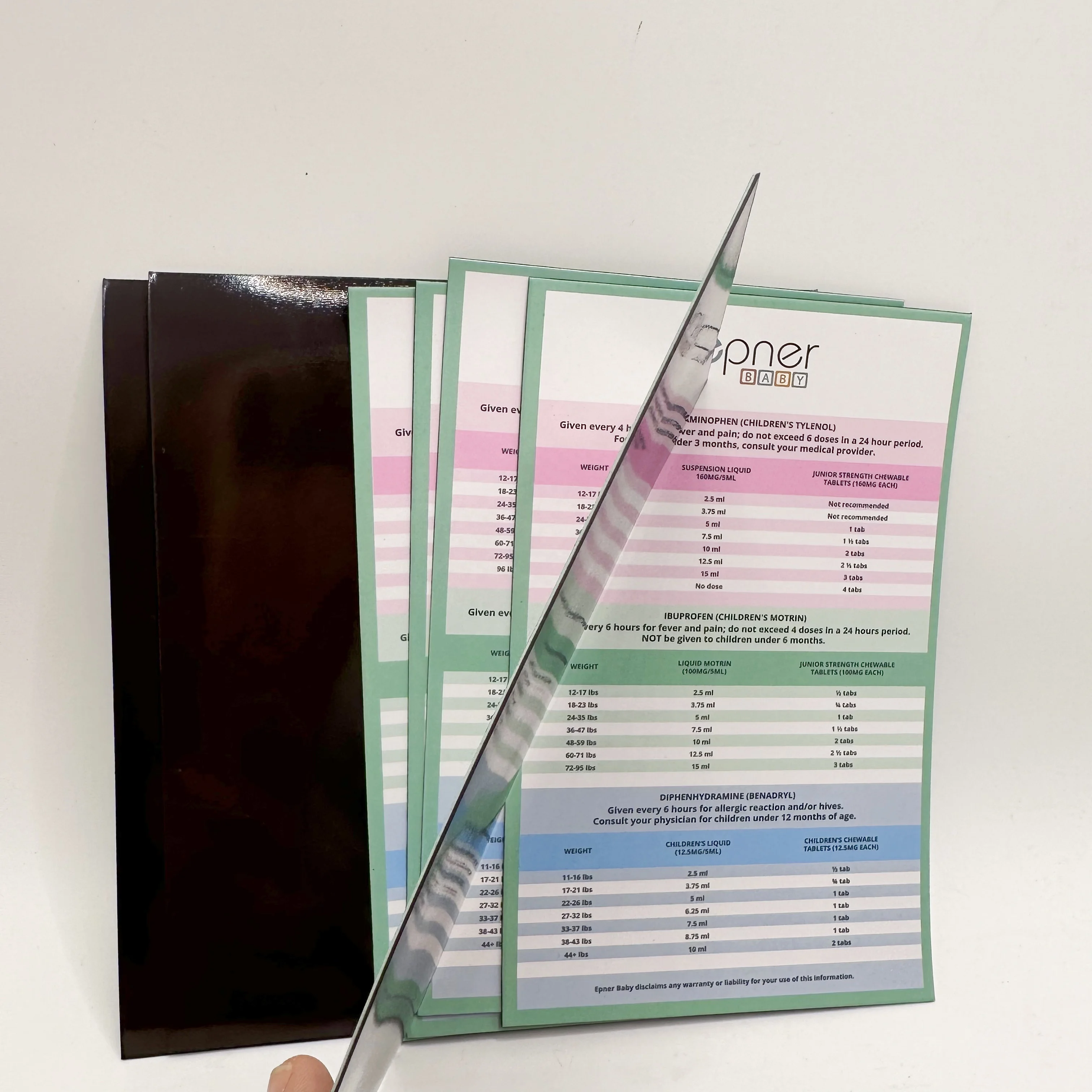 custom refrigerator menu recipe fridge magnet for baby