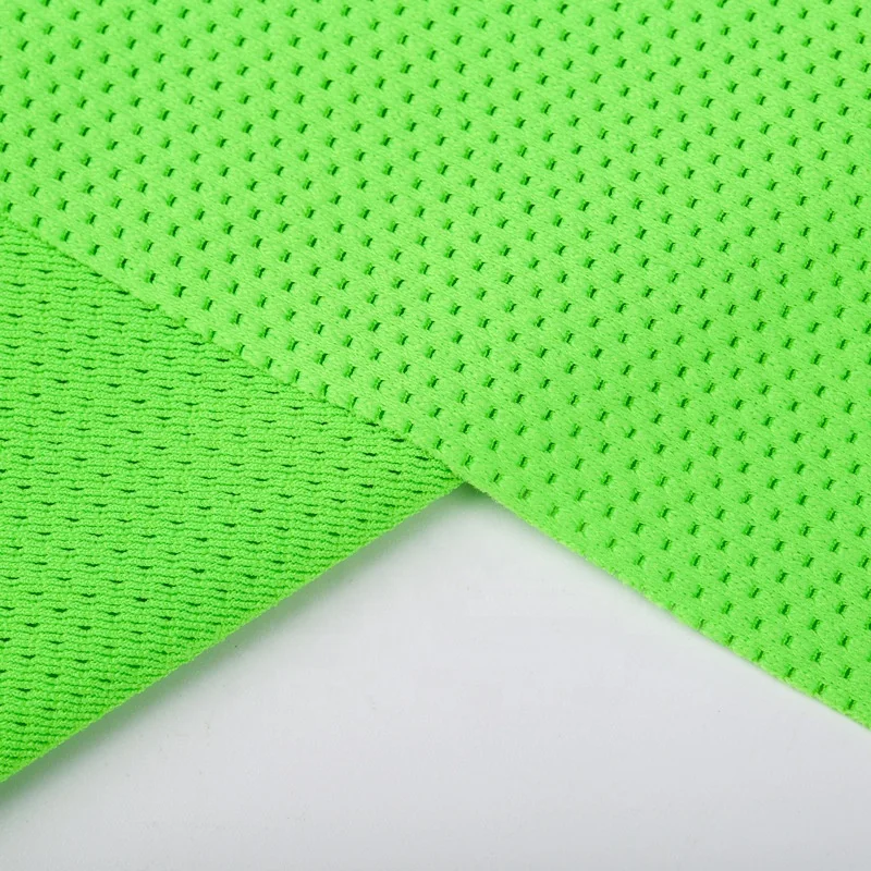 100 polyester stretch net sportswear ball clothing fabric moisture absorption sweat removal and breathable mesh fabric