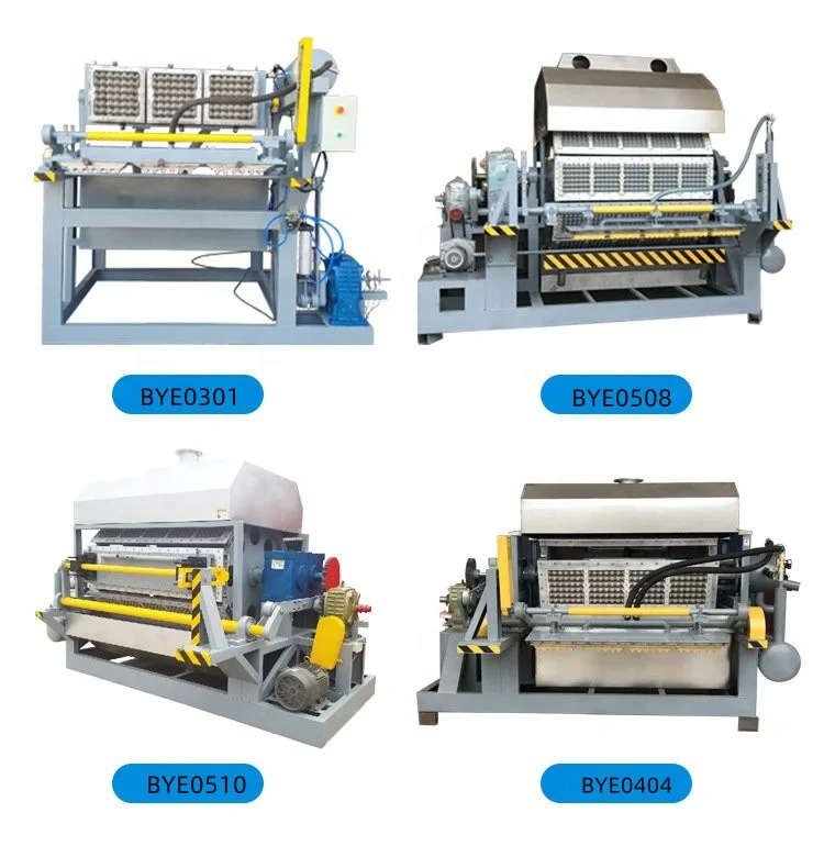 Low Cost Automatic Waste Paper Pulp Moulding Line Paper Coffee Tray Machine To Sale Europe