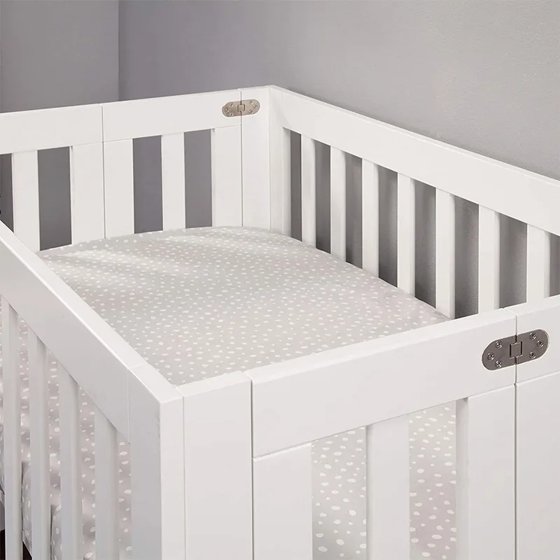 Wholesale available in stock white baby bedding set cribwholesale full sized baby crib