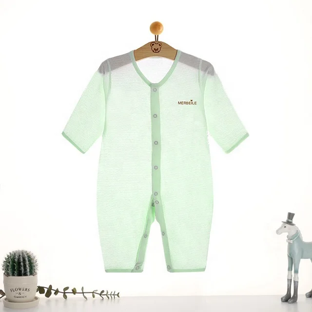 
Bamboo Baby Clothes Romper Kids Clothes 0-3 Months Comfortable For Summer Summer Wear Clothing High Quality Long Sleeve Jumpsuit 