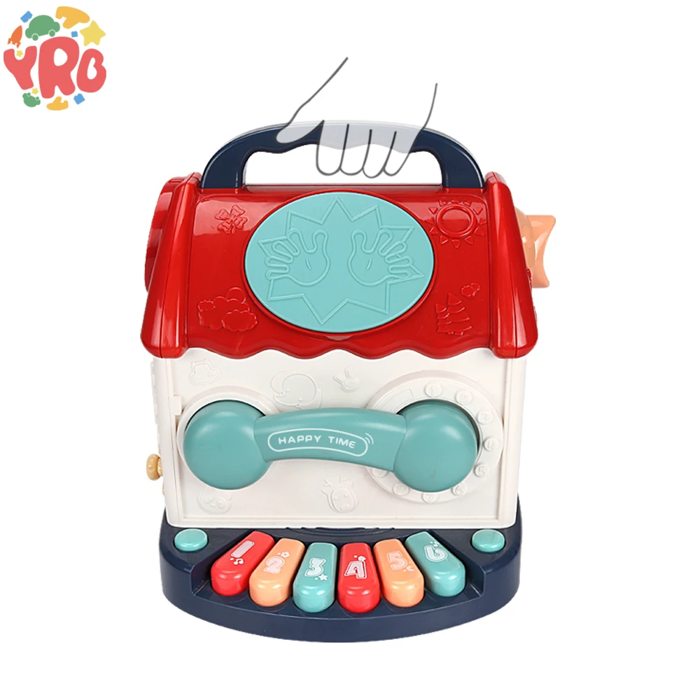 Wholesale Musical Instrunent Game Magic Toy Baby Electric Educational Activity Cube