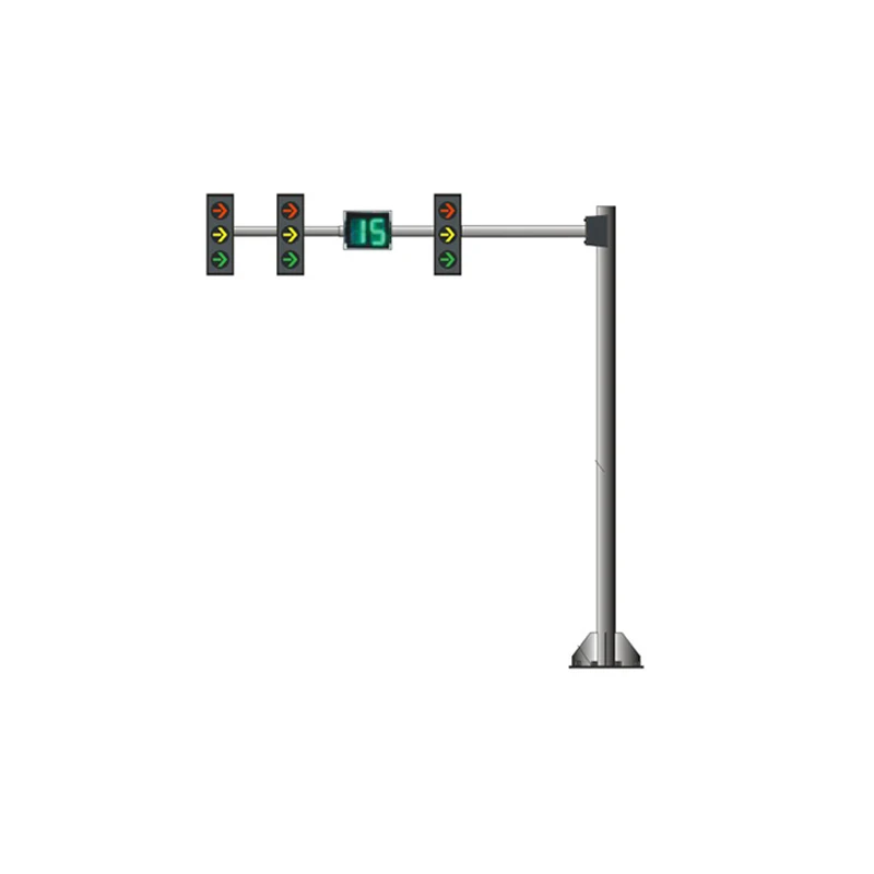 Framed traffic light poles Intersection Traffic Light Pole Steel Cantilever Type   Roadway Wholesale