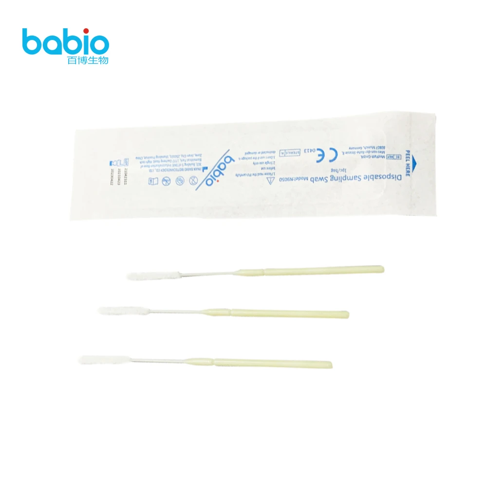 
Disposable sterile nylon swabs for nasopharynx collection are sold 