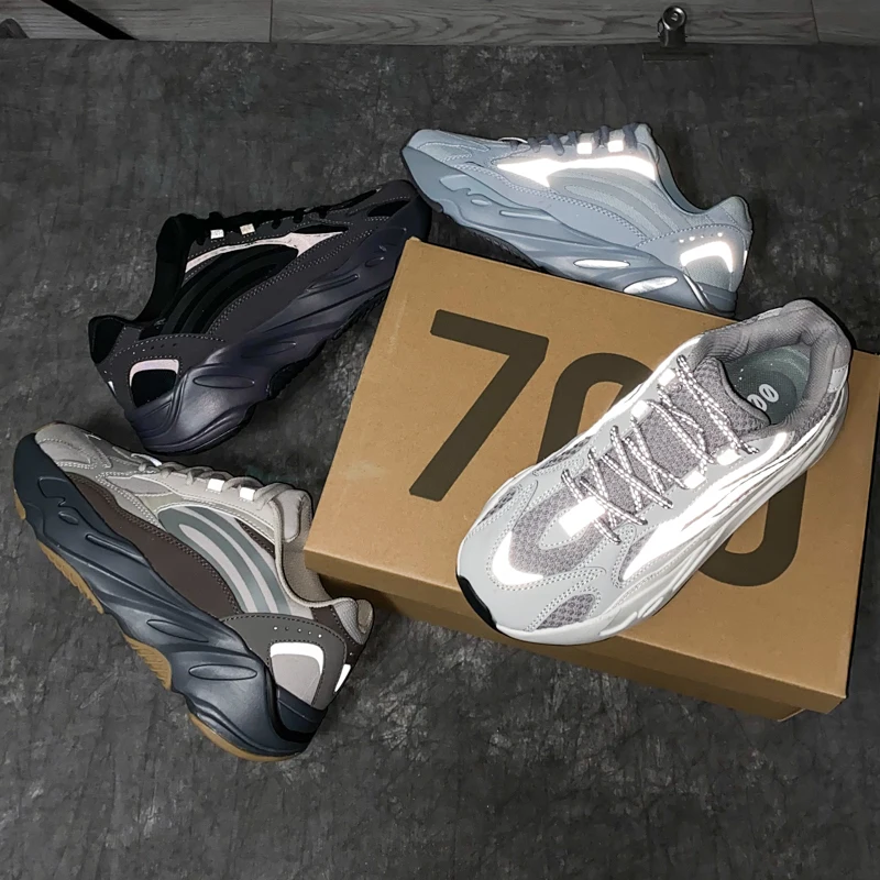 Fashion School Brand Fashion Air Sport Shoes Running Yezzy Yeezy 700 V2 V3 Shose-Sneaker Stylish Shoes