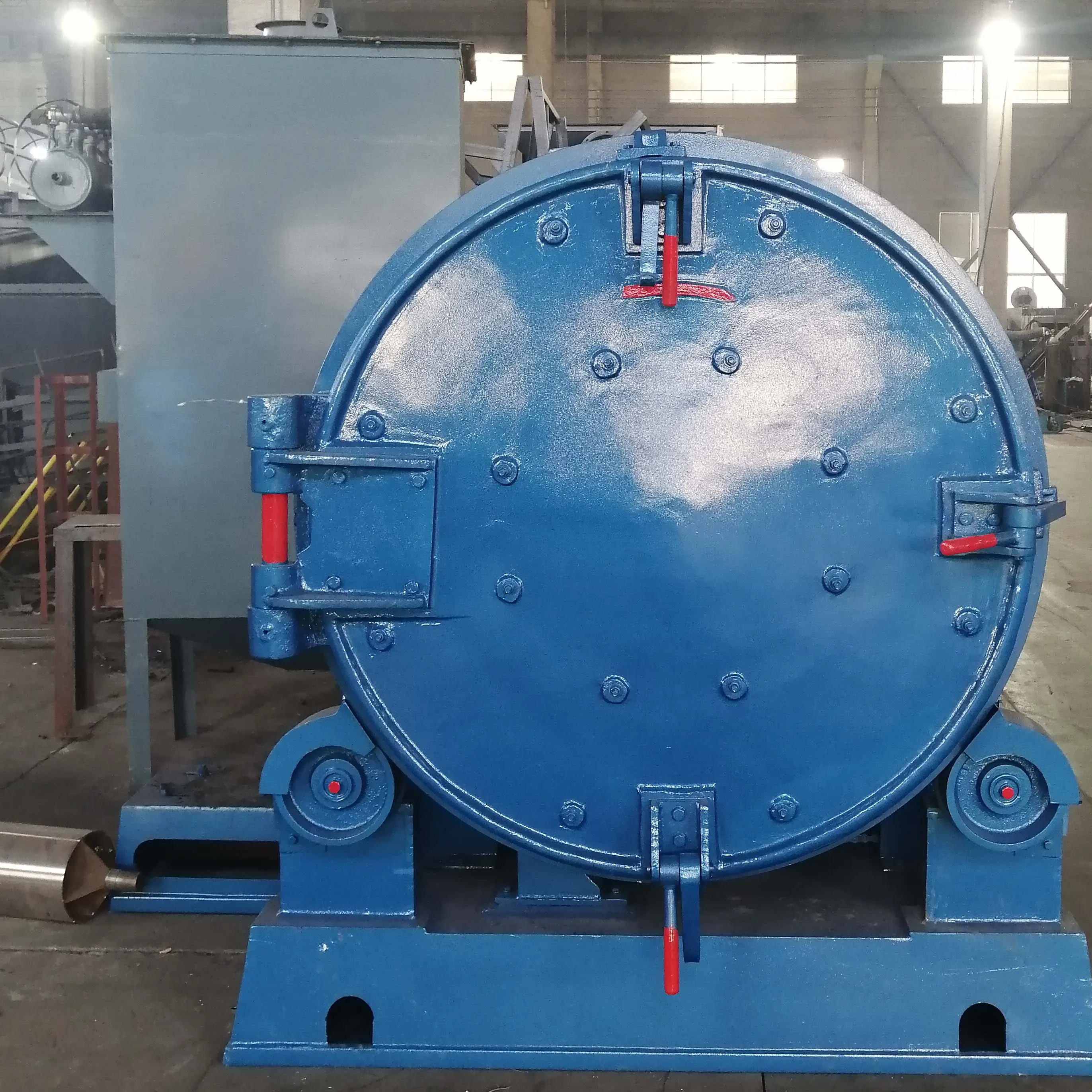 Q3110 Blaster for Steel Casting Parts Rotary Drum Type Wheel Shot Blasting Machine