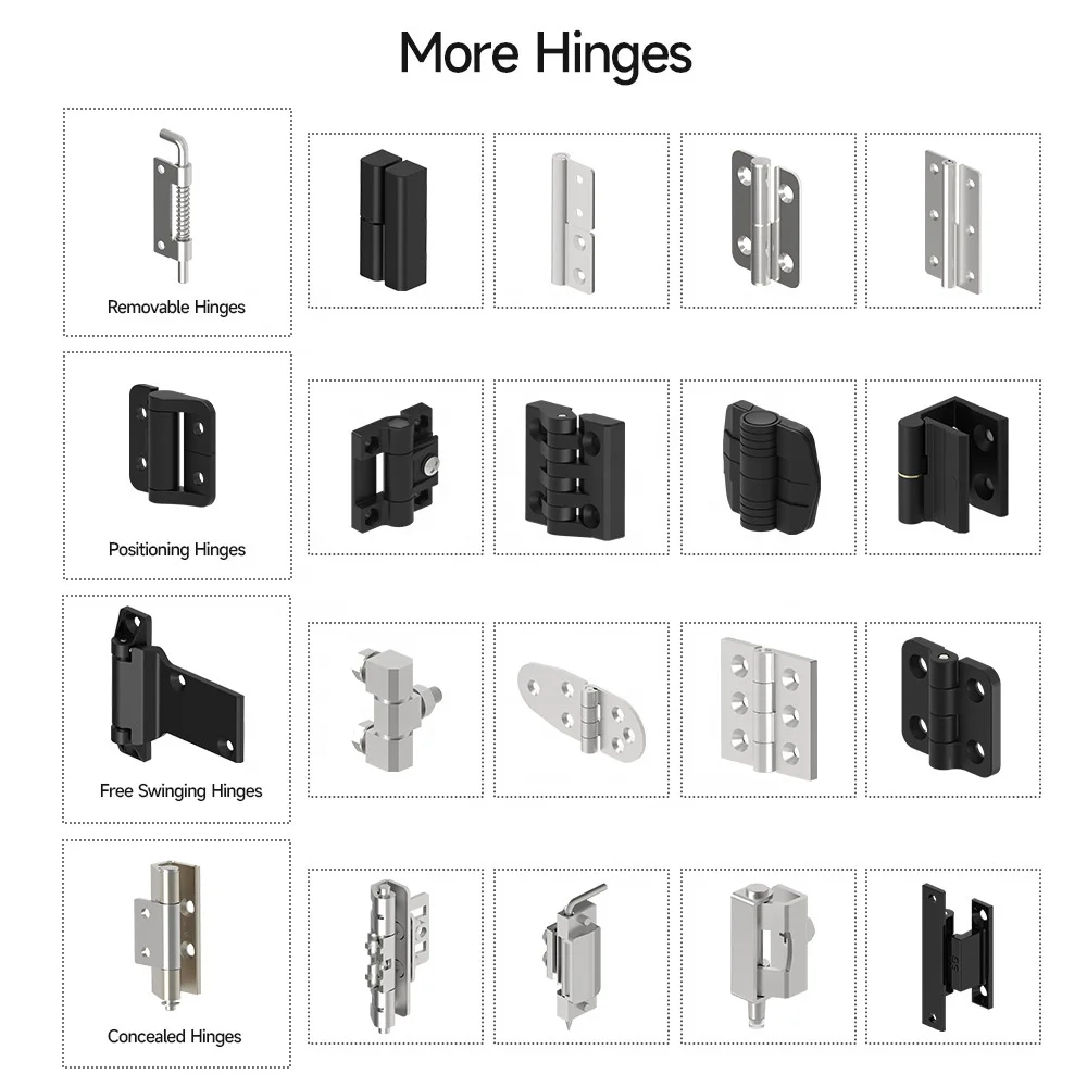 Thcoo Stainless Steel 304 Industrial Electronic Hinge Concealed Removeable Pin hinge For Welding