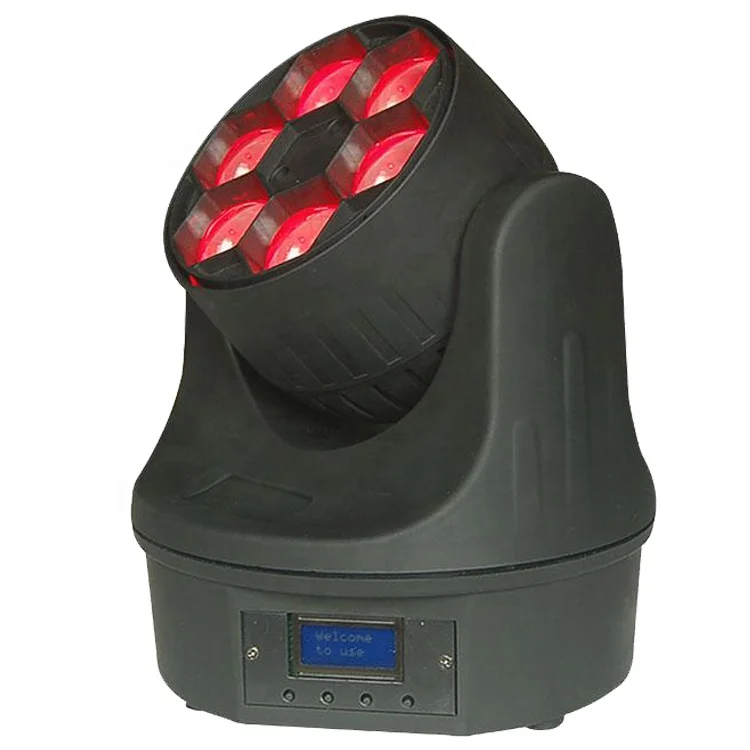 Dj lights  RGBW 4in1 6*12W  bee eye led moving head light
