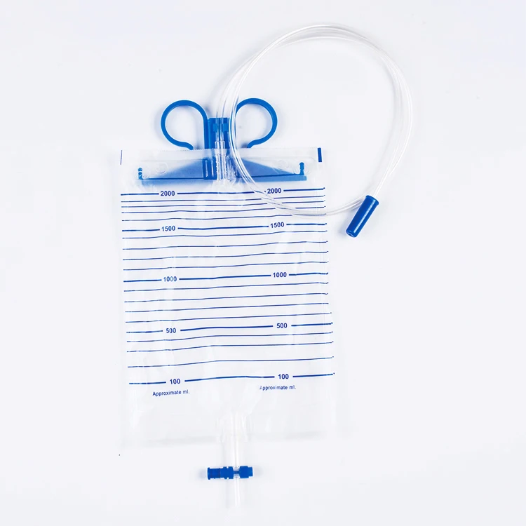 Urine collector bag 1000ml 2000ml PVC urine bag man female portable incontinence male urine container
