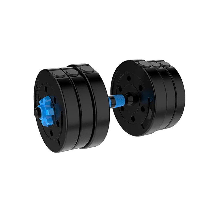 Wavar Multifunctional Eco Friendly Dumbbell Gym Adjustable Mixed Cement PVC Colorful Dumbbell