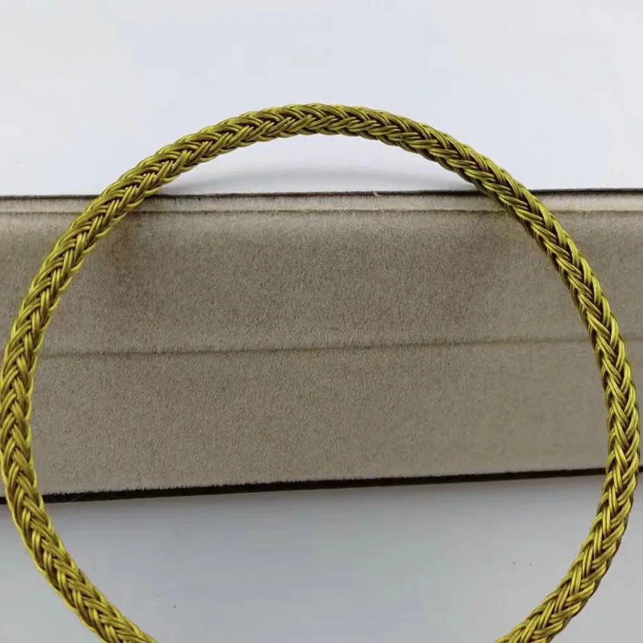 Adjustable Wire Rope Bracelet Number 8 Buckle Bracelet Golden Lucky DIY Bracelet