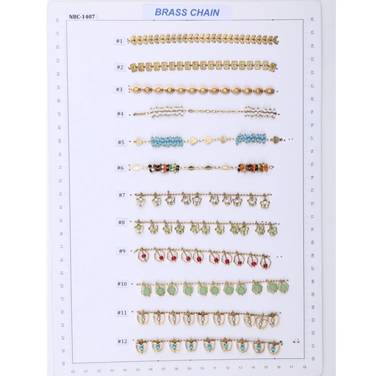 Wholesale handmade brass chain for Jewelry fashionable  brass chain in raw