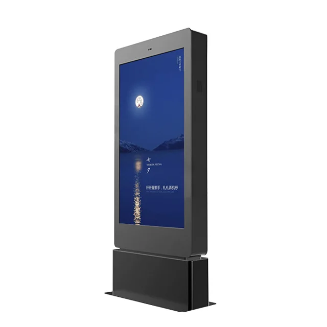 Digital Signage Display Kiosk Information Advertising Player Floor Stand Lcd Touch Screen Supermarket Ad Totem Outdoor