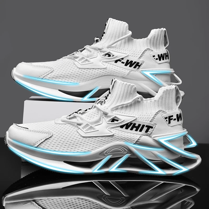 Light Weight Breathable Slip-on Sock Shoes Sport Brand Male Sneaker Men Walking Style Shoes