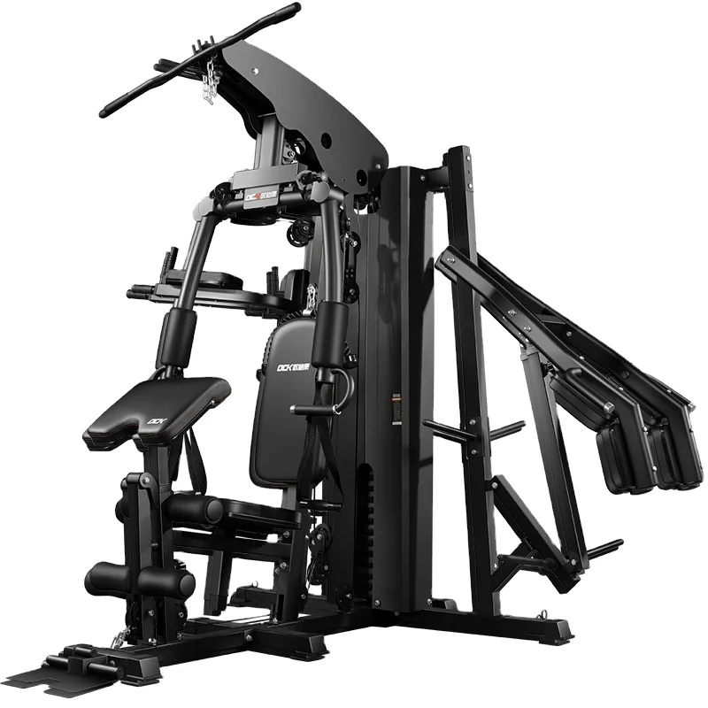 Professional gym equipment Multifunctional Smith 3 stations power rack