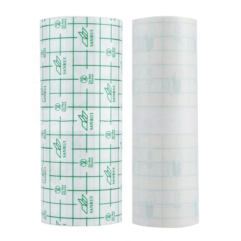 20CM Roll Tattoo Care 8 in X 10 Yd Cohesive Tattoo Plastic Wrap Film Aftercare Waterproof Clear Tattoo Bandage