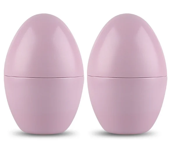 Christmas Pink Metal Large Egg Tart foil Tins Big Food Grade Tin Easter Egg Candy Packing Box Egg Toy Shaped Chocolate Tin Can