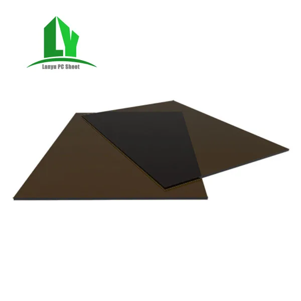 LANYU 100% raw materials flat Polycarbonate Solid Sheet buy for car parking sheds