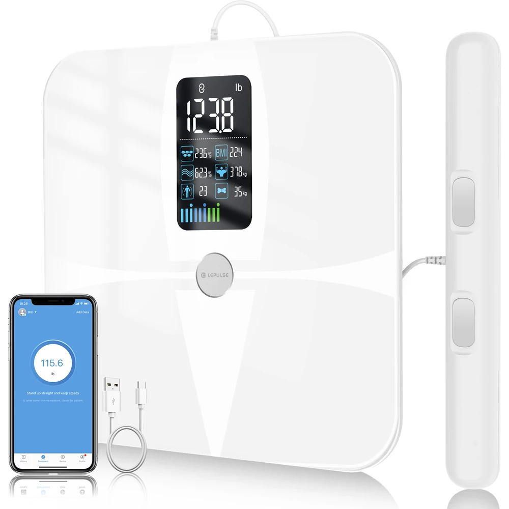 Lepulse P1 механические весы для ванной, умный анализатор веса тела, цифровые весы