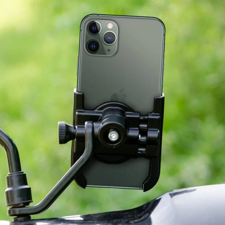wholesale Aluminium Alloy Mobile Phone Holder Bike Motorcycle Cell Phone Holder Motorcycle Holder Phone Charger