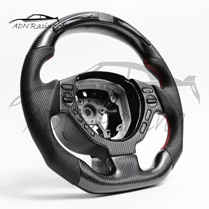 LED Shift Build Carbon Fiber Steering Wheel For NISSAN GTR R35