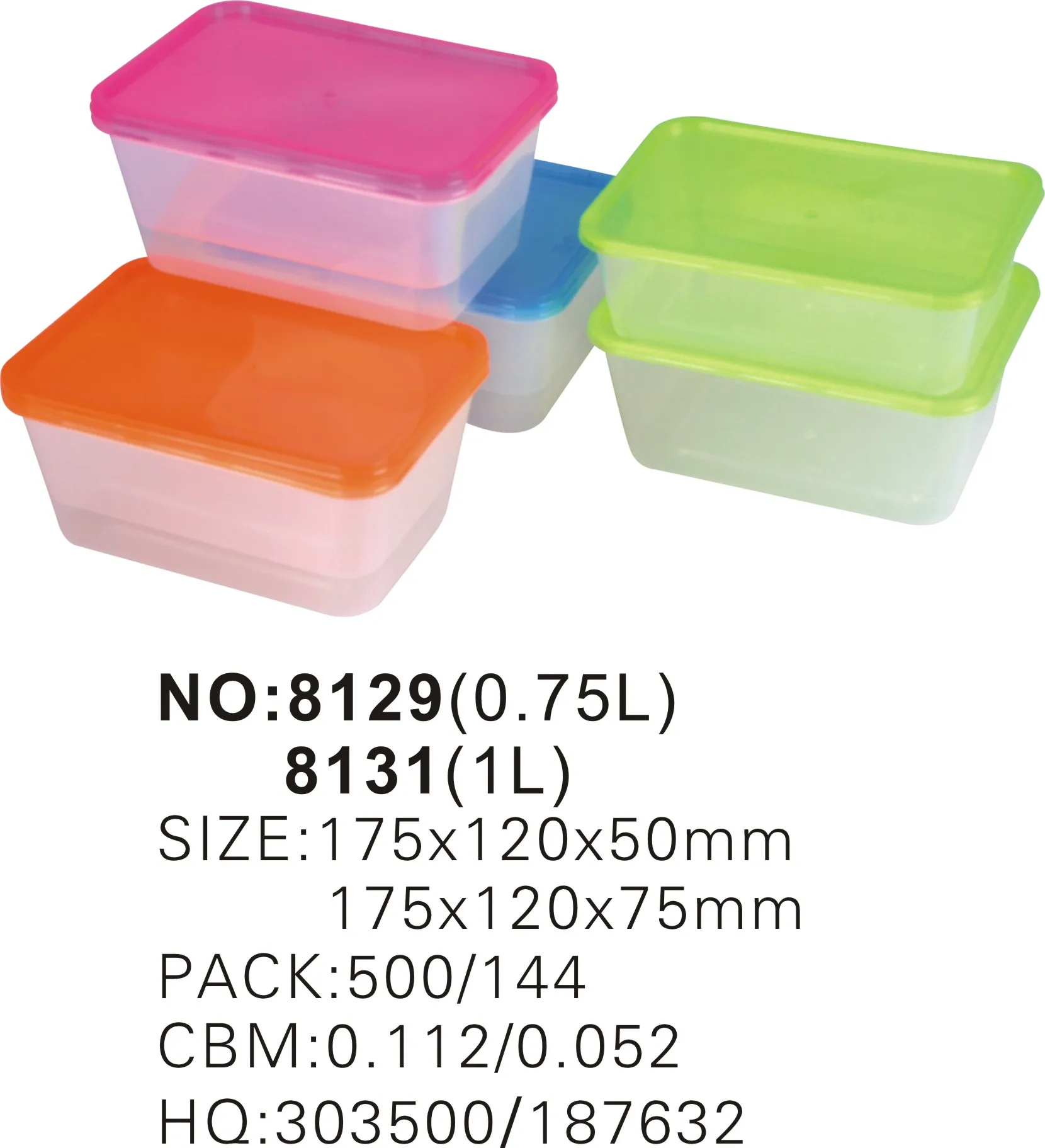 Wholesale Transparent disposable red plastic takeaway food container with clear lid for packing use