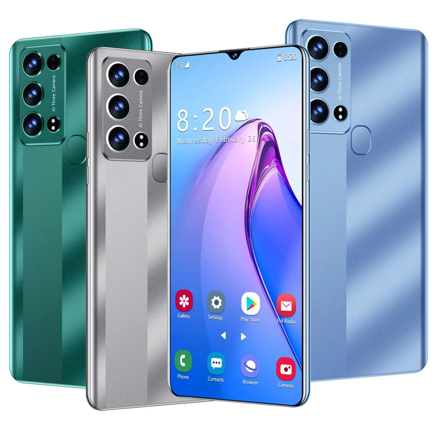 Hot selling 7.2' 6800mah 4g 5g unlocked android smart phone lte tecno 5g mobile phones
