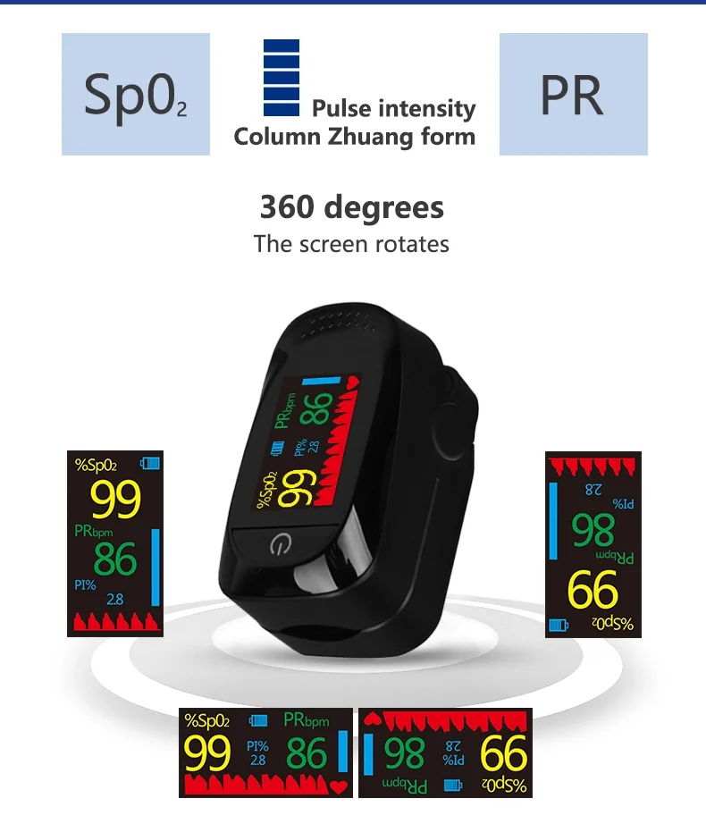 
Factory wholesale pulse oxymeter blood oxygen meter measurements oximeto fingertip pulse finger oxymeter Oximetro ossimetro 