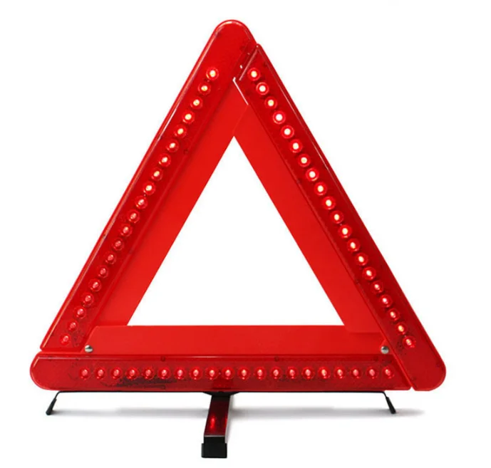 Лучшее качество светодиодный сильный свет предупредительный дорожный знак треугольной формы