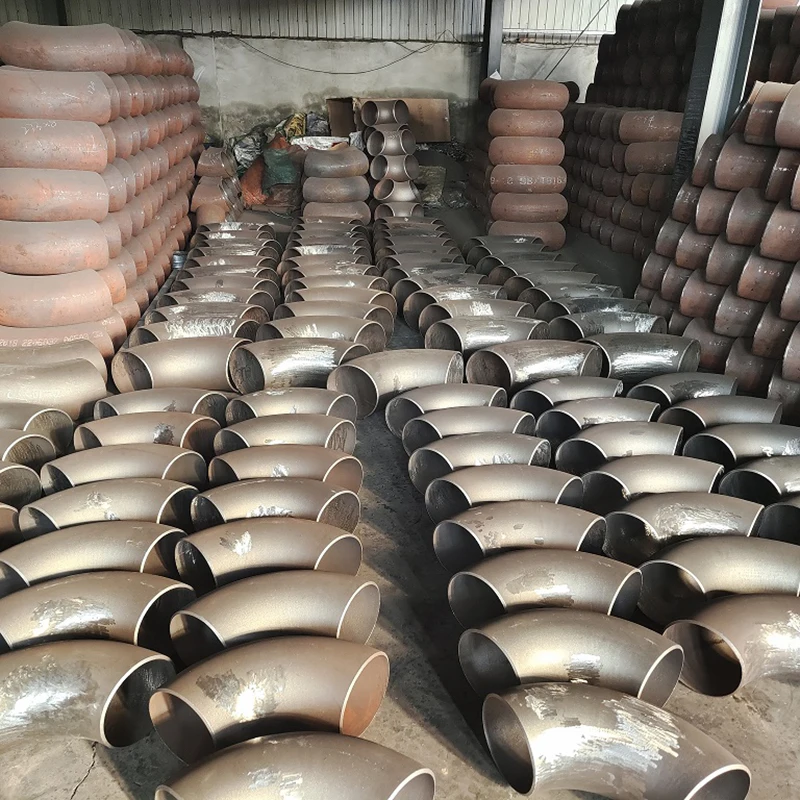 Wholesale price ASME B16.9 A234 SCH 40 STD 45 90 180 Degree carbon steel Butt Weld Elbow Pipe Fitting