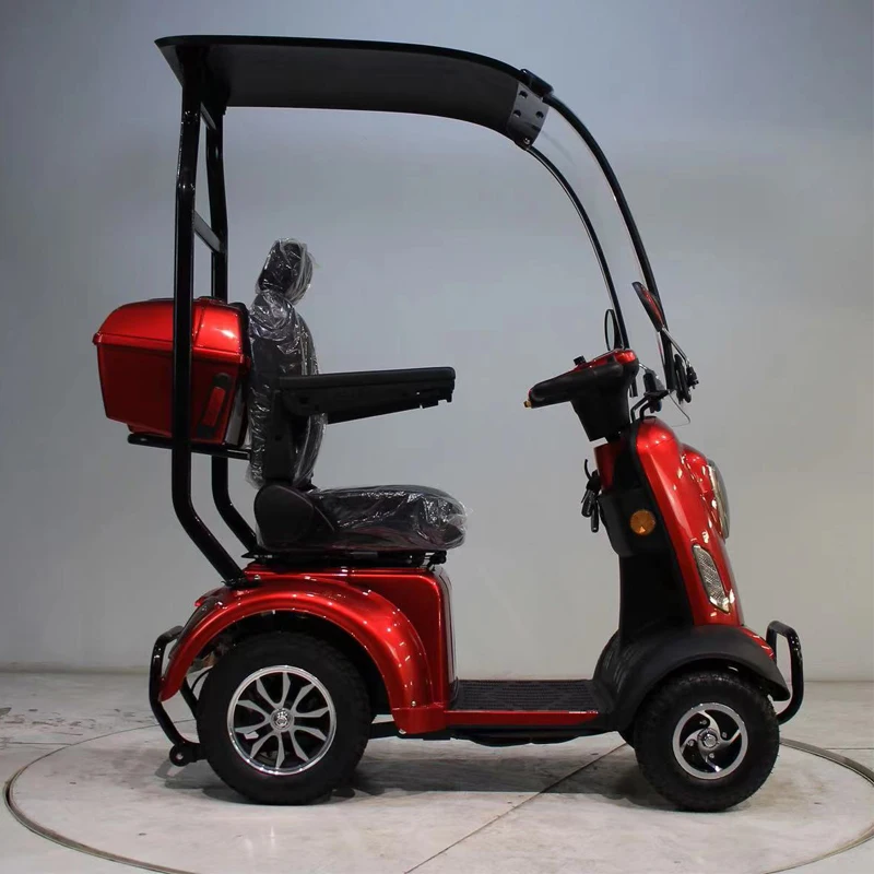 2023 FULIKE 500W Elderly 4 Wheel Mobility Electric Handicapped Scooter With Chair For Disabled