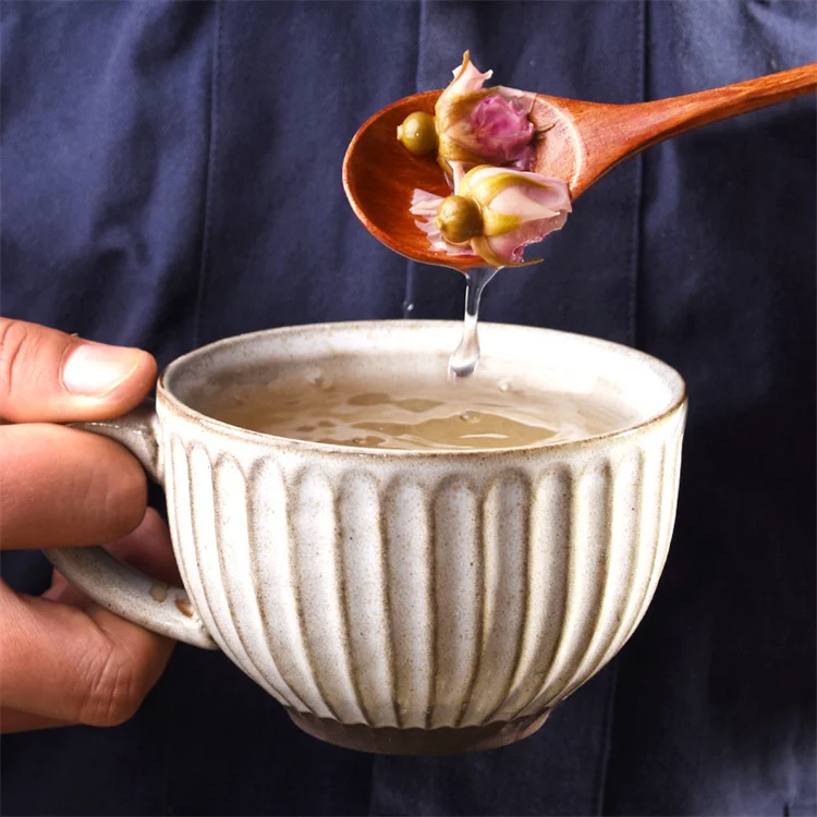 Princess Shao Chinese Flower Rose Tea Detox Slimming Tea with Dried Organic Pink Rose Bud Tea