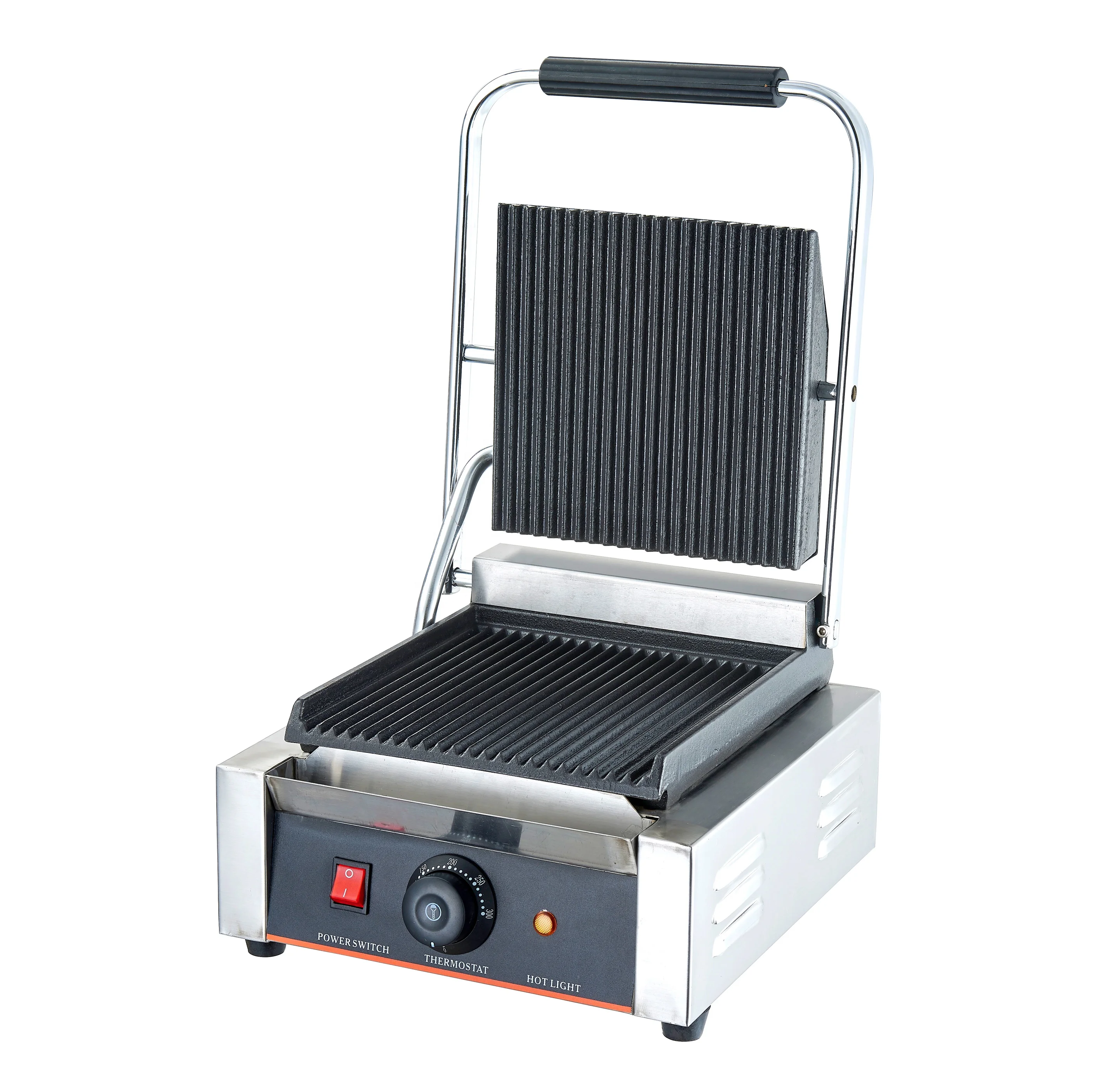  commercial panini griller high quality sandwich Stainless Steel grill non-stick