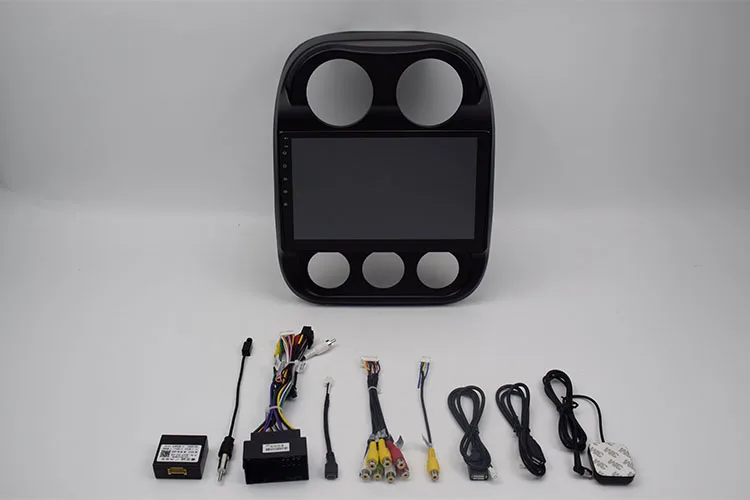 Автомобильный стерео-проигрыватель 1 Din на платформе Android с сенсорным экраном 10 дюймов видеоплеером радио автомобильный проигрыватель для Jeep Compass 2010