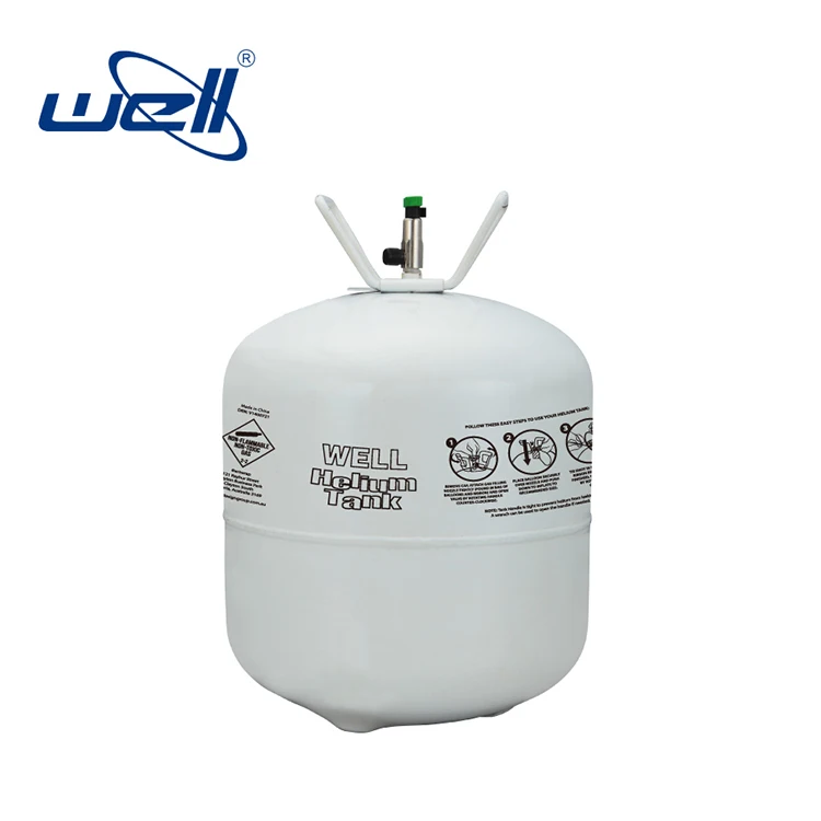 High quality Cheap Price 50LB  Disposable 99.99% purity Helium Gas Cylinder