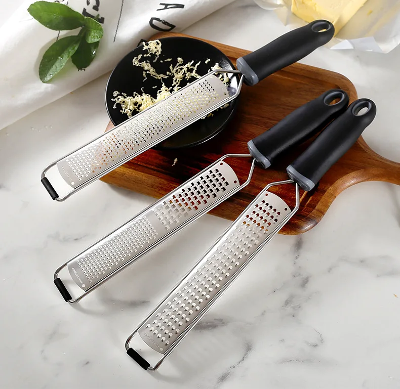 Kitchen Slicer Cheese Grater Zester Lemon Hand grater Lemon Zester & Cheese Grater with Non-Slip Grip Handle