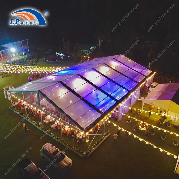1000 people Outdoor clear span celebration wedding tent for hire events