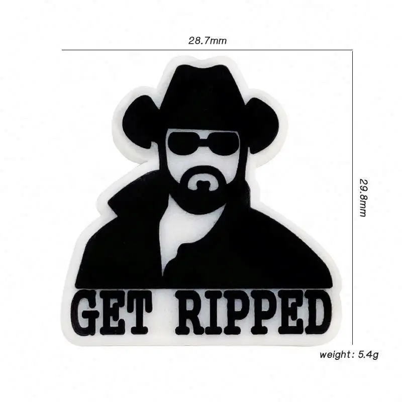 Wholesale Baby Food Grade Soft Silicone The Cowboy Bead Teether Toys Baby Silicone Teether