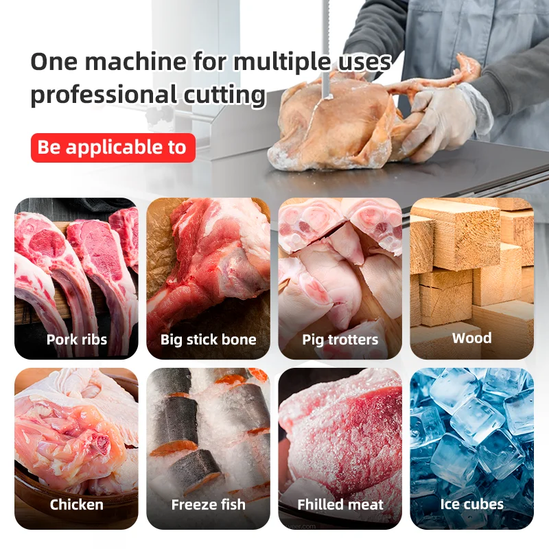 Electric Goat  Cow Pig Bone Machine Saw  Heavy Duty Meat Cutting Machine Bone Saw Machine